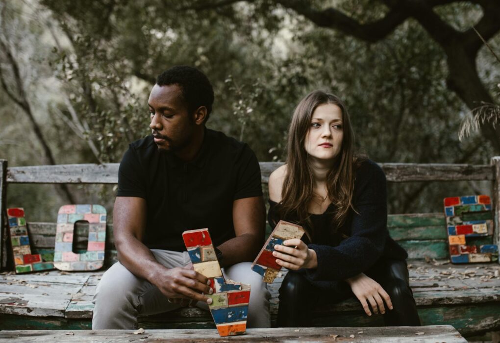 wood nature couple love